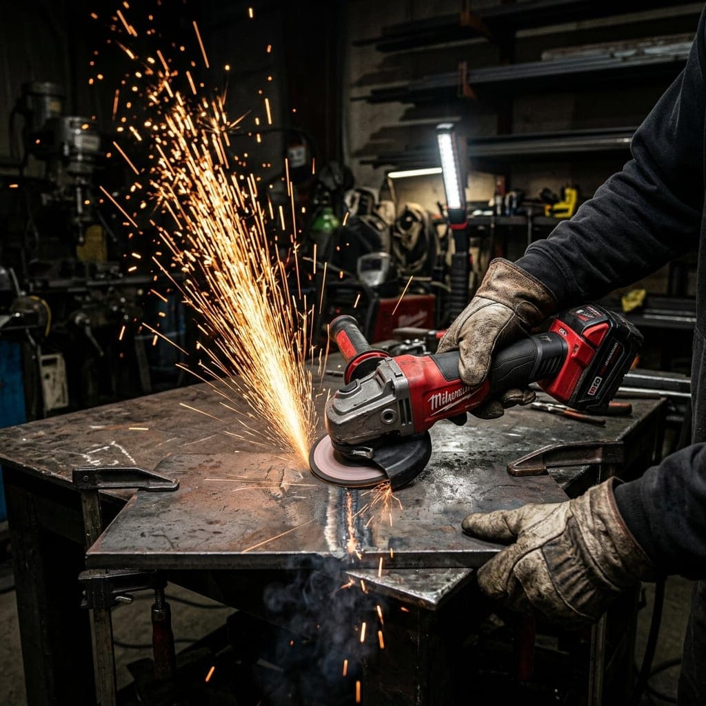 Power tools at work on a job site