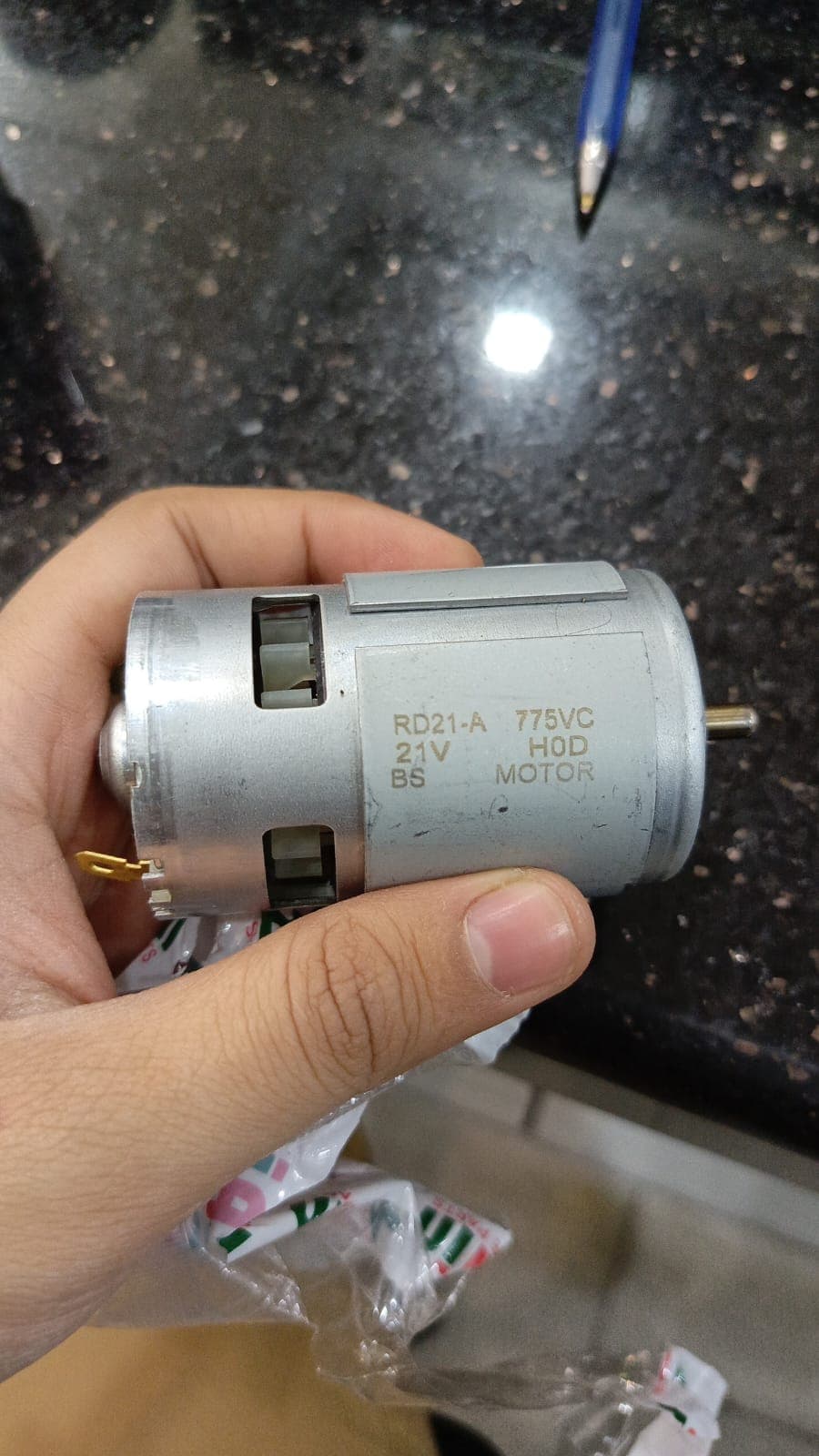775 High-Torque 21V DC Motor - RD21-A 775VC Replacement for Cordless Drills & Mini Chainsaws - Image 1