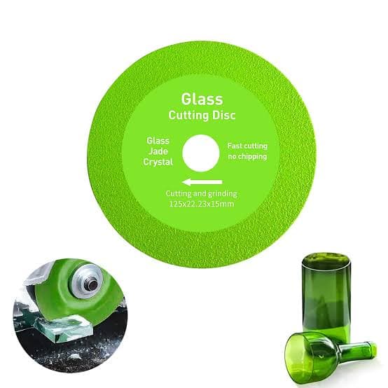 Glass Cutting Disc for Angle Grinder | Diamond Jade & Crystal Cutter