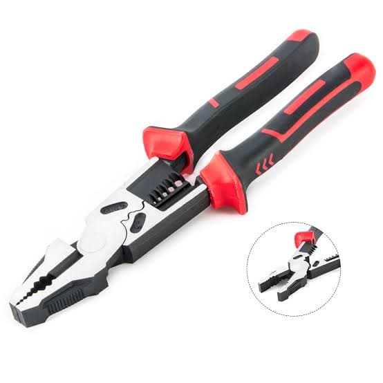 Heavy Duty Multi-Functional Wire Stripper & Crimping Pliers