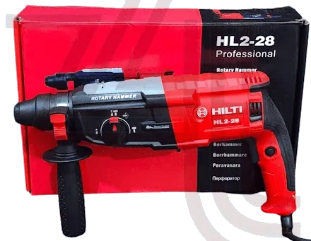 Hilti Style HL2-28 Professional Rotary Hammer Drill - 100% Pure Copper Motor - 28mm Heavy Duty 3-Mode Drill - Image 1