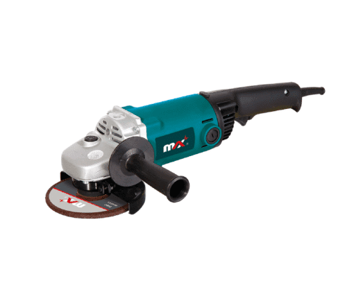 MAX 5 Inch Heavy Duty Angle Grinder 125mm with Rear Handle | Professional Power Tool