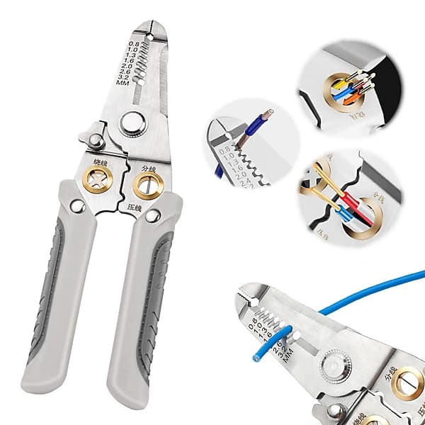 Multifunctional Wire Stripper and Cable Cutter Pliers Heavy Duty Electrician Tool