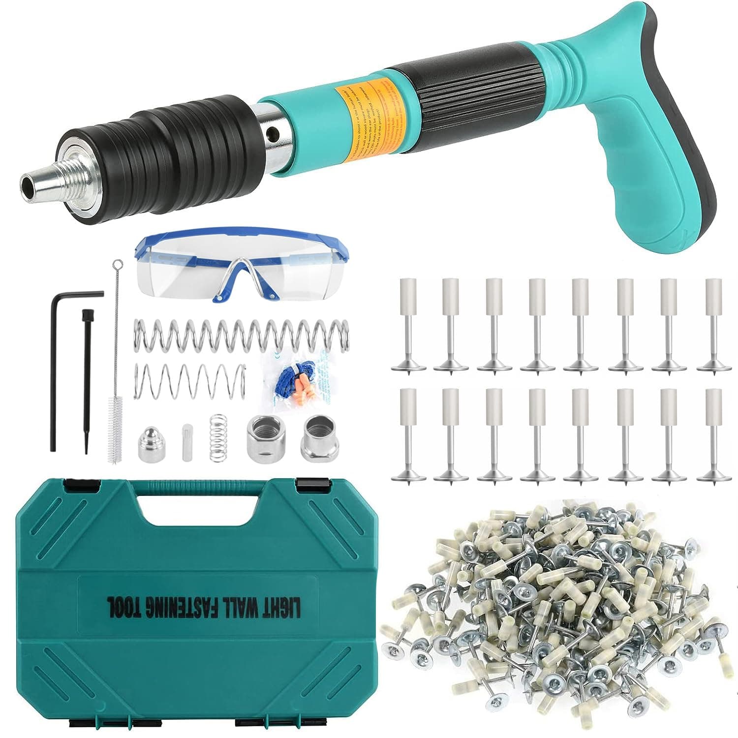 Professional Mini Steel Nail Gun - Portable Manual Rivet Tool for Concrete and Steel Walls
