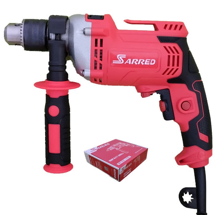 Sared SR-EID-J1301 Professional Impact Drill - 13mm Reversible Hammer Drill for Concrete, Metal & Wood - Image 1