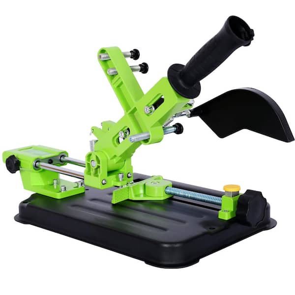 Sliding Angle Grinder Stand with Vise Clamp | Universal 100mm–125mm (4–5 Inch) Cut-Off Stand
